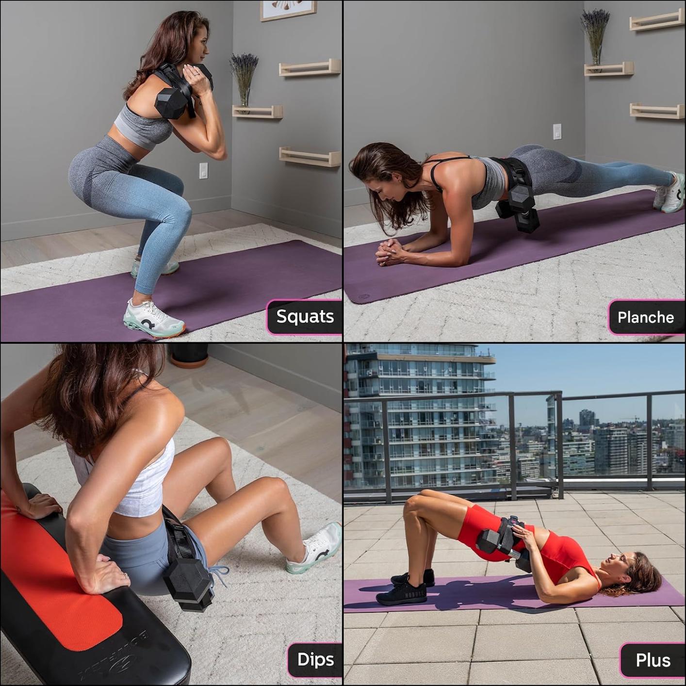 FitBelt – Ceinture de Musculation avec Haltères