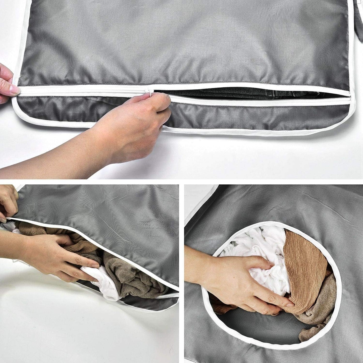 Panier à Linge Suspendu - Grande Capacité & Design Respirant