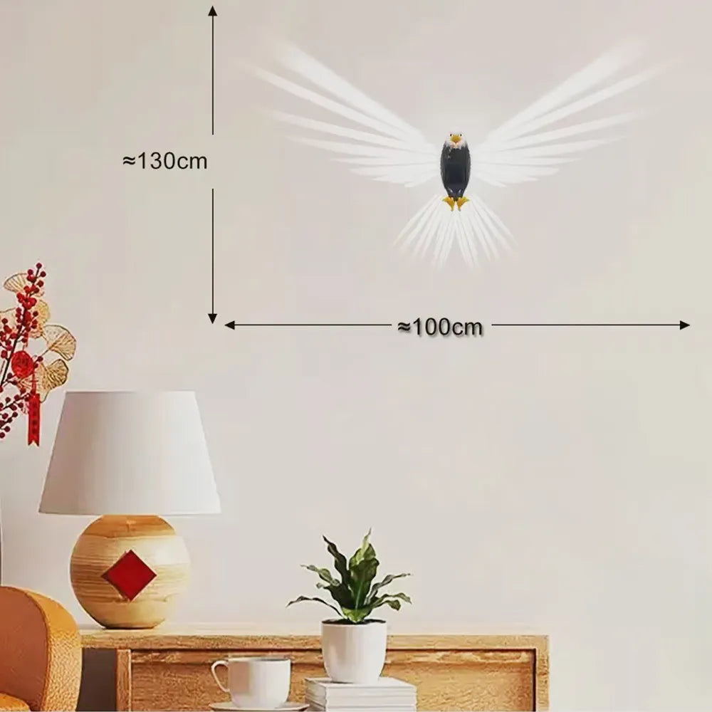 Lampe Murale Aigle 3D