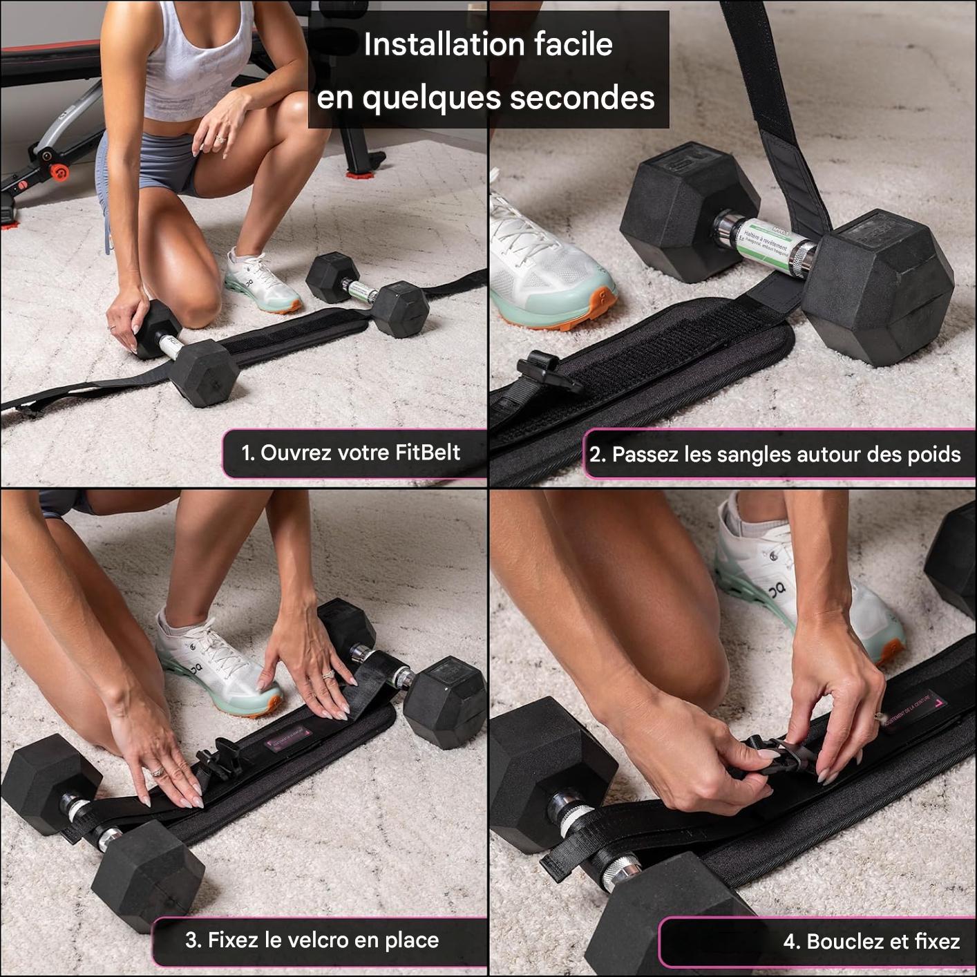 FitBelt – Ceinture de Musculation avec Haltères