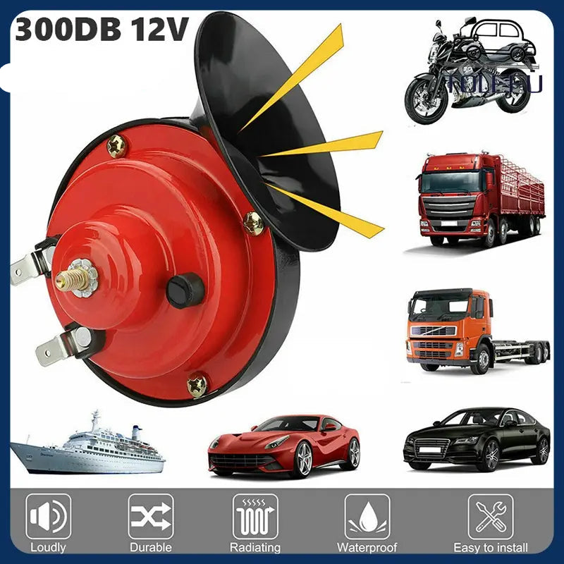 Klaxon Voiture & Moto 12V Ultra Puissant