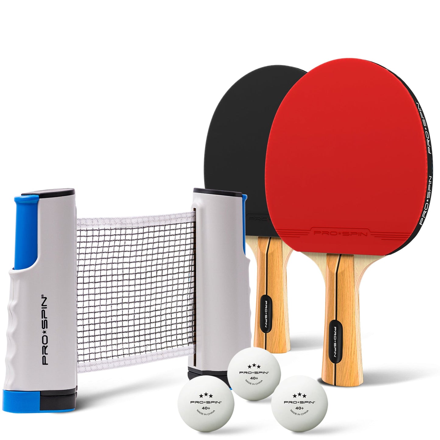 Set Ping Pong Portable avec Filet Rétractable