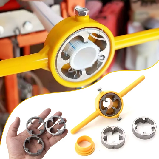 Kit de Filetage pour Tuyaux PVC – Outil de Réparation et d’Installation avec Embouts