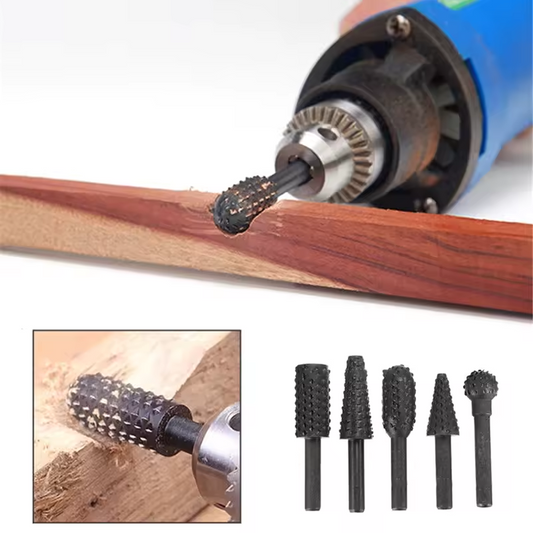 Kit de 5 Embouts en Acier – Bois, Plastique & Résine