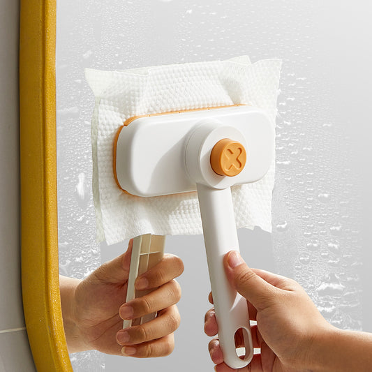 Manche rotatif à 180°– Nettoyage Sec & Humide, Compact et Hygiénique.
