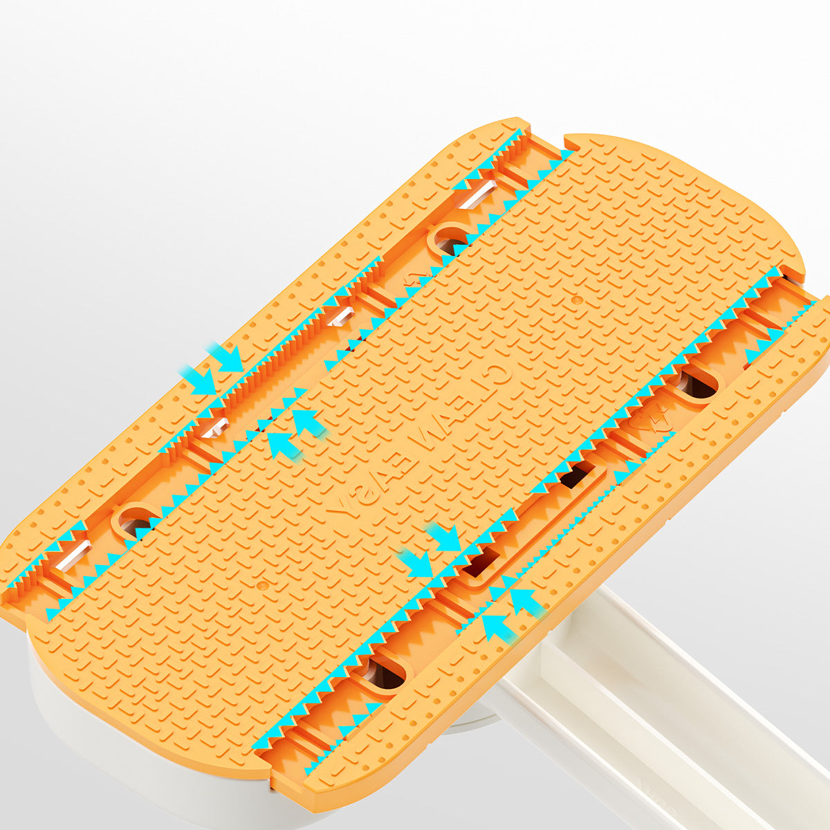 Manche rotatif à 180°– Nettoyage Sec & Humide, Compact et Hygiénique.