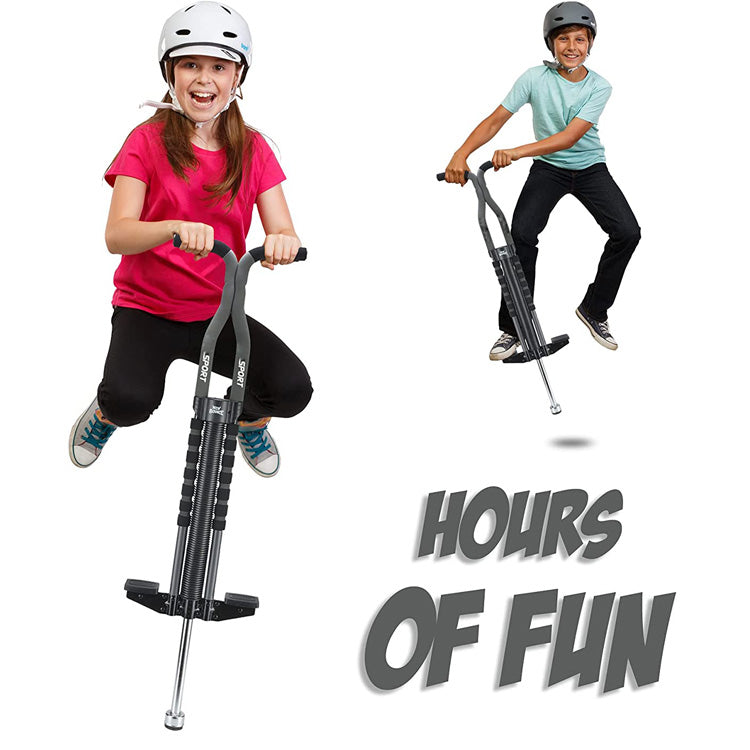 Bâton Sautant Double – Pogo Stick en Acier pour Enfants & Adultes