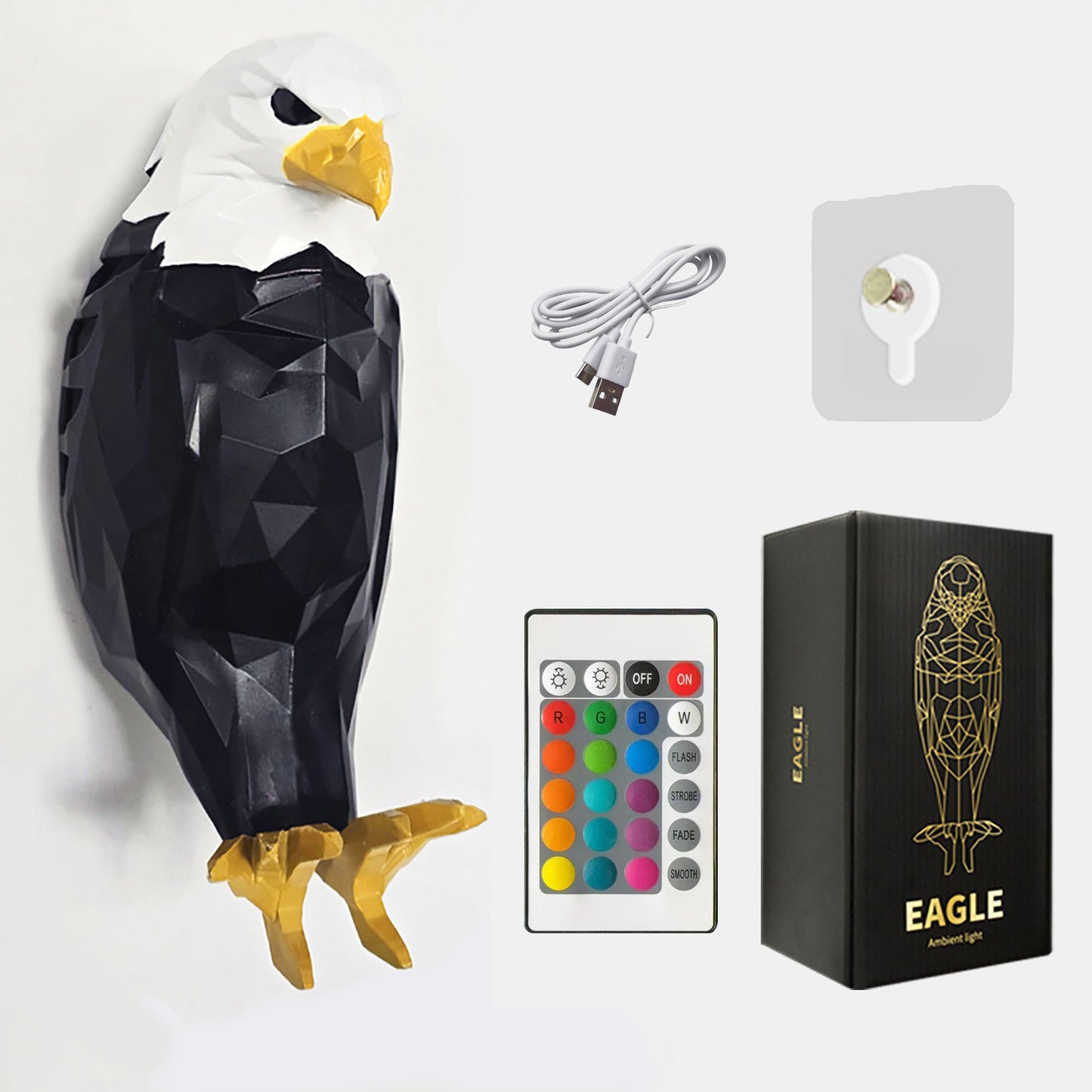 Lampe Murale Aigle 3D