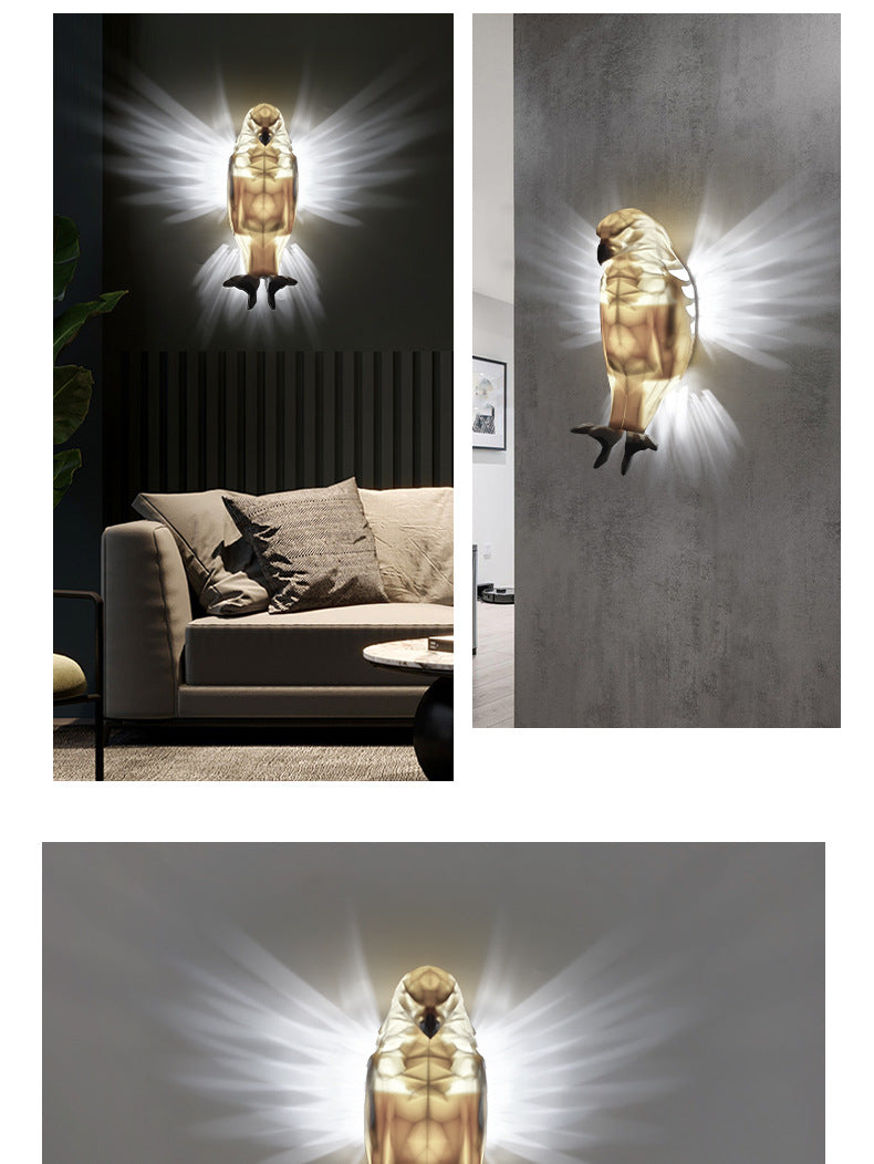 Lampe Murale Aigle 3D
