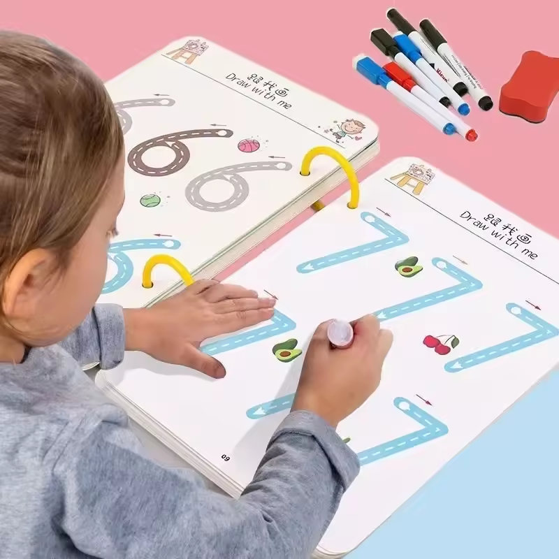 Cahier de travail de lutte magique pour enfants, pour apprendre les alphabets