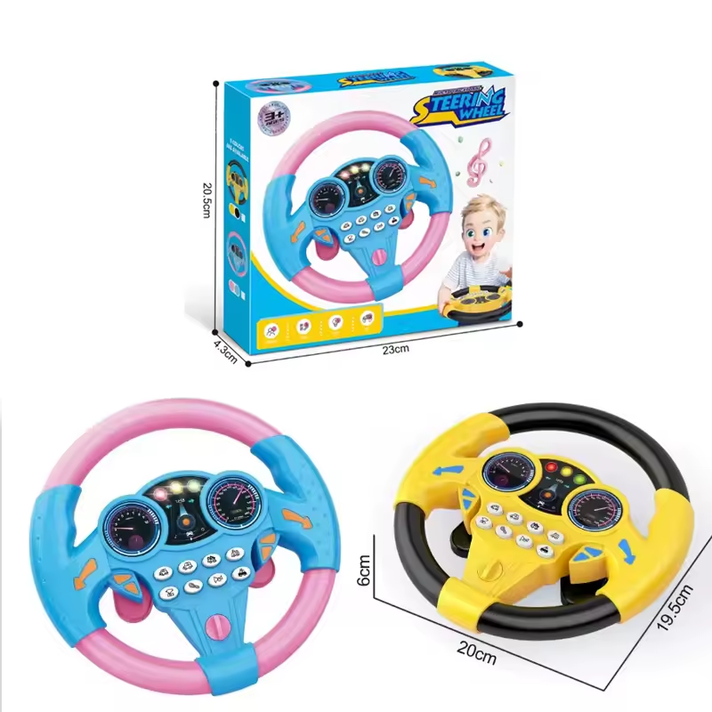 Volant Éducatif Interactif pour Bébé – Simulation Voiture, Sons & Lumières