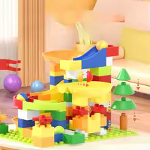Circuit à Billes Géant – Jeu de Construction & Labyrinthe 168 Pièces