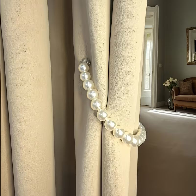 Embrasses Rideaux Perles Magnétiques – Clip Aimant Puissant & Design Luxe