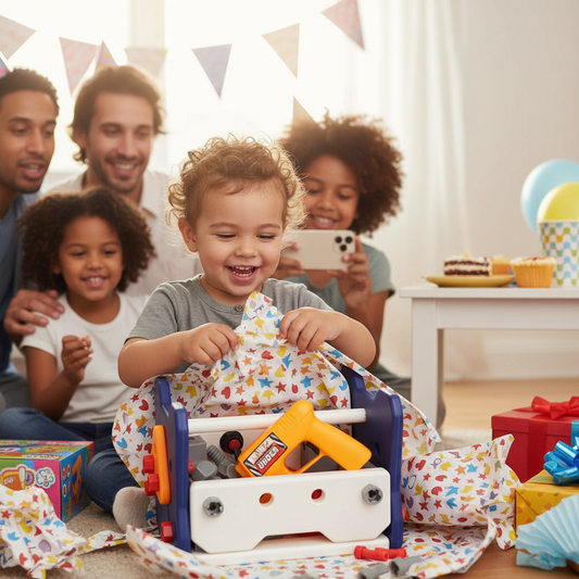 Jeu Éducatif Boîte à Outils avec Perceuse Électrique – Kit Bricolage Enfant