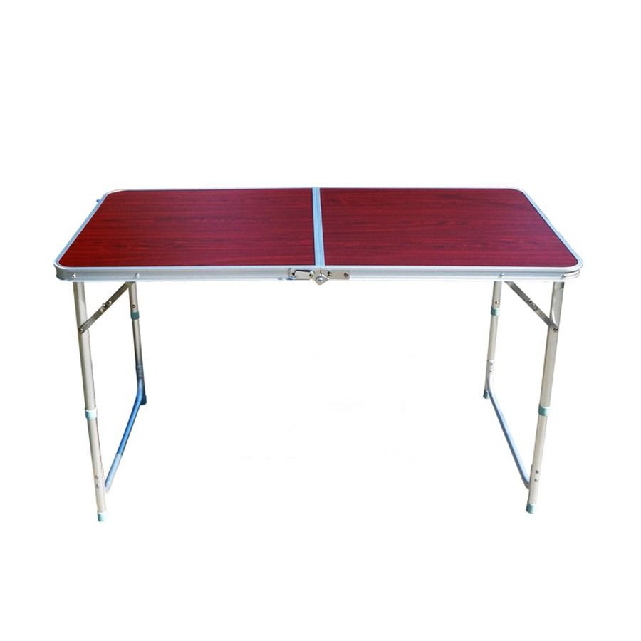 Table Pliante Aluminium Réglable en Hauteur + 2 Tabourets – Camping, Plage & Pique-Nique