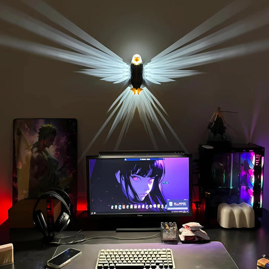 Lampe Murale Aigle 3D