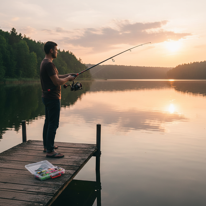 Kit de Pêche Complet Proberos – Canne Télescopique + Moulinet + Leurres