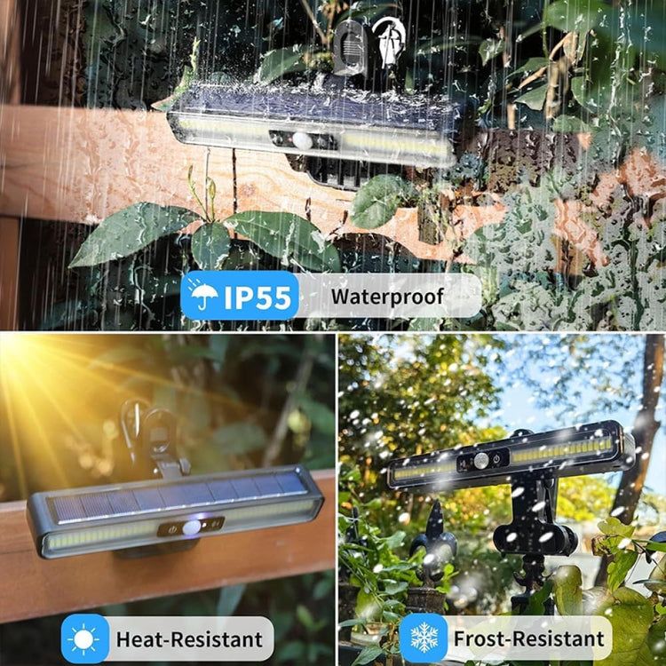 Lampes solaires d'extérieur avec détecteur de mouvement, lampes solaires de jardin