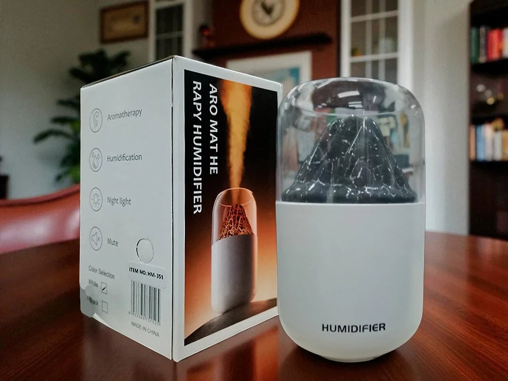 Humidificateur d'Air Compact USB – Design Montagne & Brume Ultra-Fine