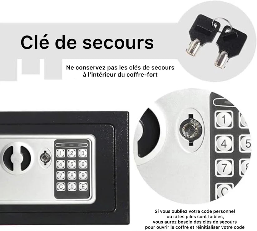 Mini Coffre-fort électronique